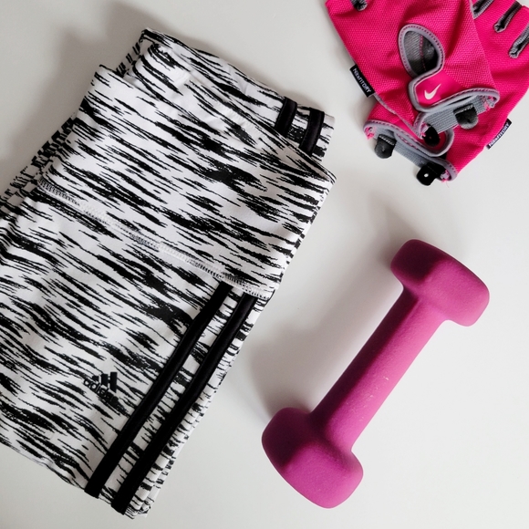 Adidas Zebra Print Leggings - Picture 1 of 6